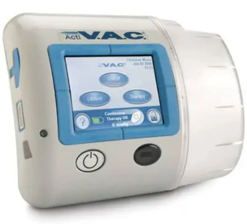 VAC therapy dressing on an abdominal wall surgical wound